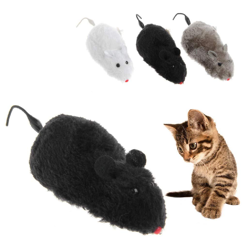 Aufziehbare Spielzeugmaus für Katzen und Hunde mit Aufziehmechanismus